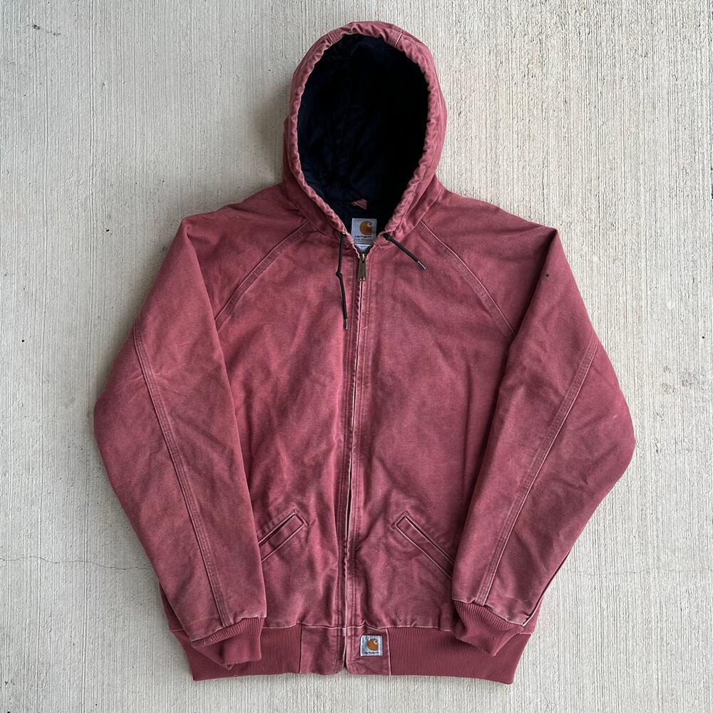 Carhartt WOMENS WJ014 VRS pink hooded work wear jacket